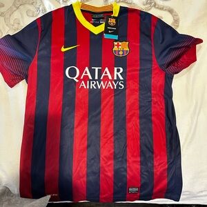 Nike Barcelona Red and Blue Jersey